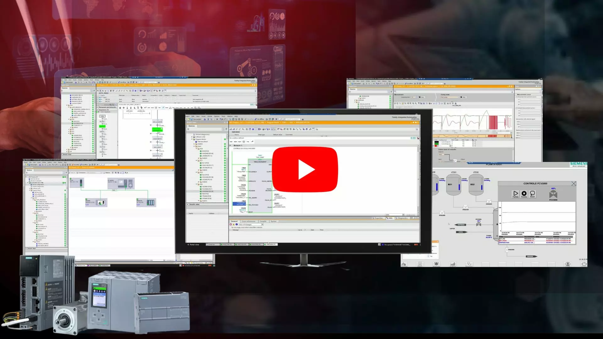 Vídeo do curso Siemens TIA Portal